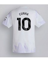 Manchester United Matheus Cunha #10 Bortedrakt 2025-26 Korte ermer